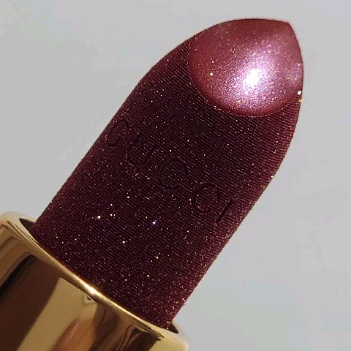 グッチ ルージュ ア レーヴル サタン/GUCCI beauty/口紅を使ったクチコミ（3枚目）