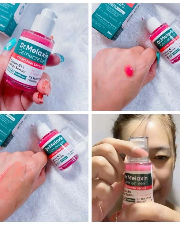 セメンリトシアノ ピンクスピキュールセラム/Dr.Melaxin/美容液を使ったクチコミ（3枚目）