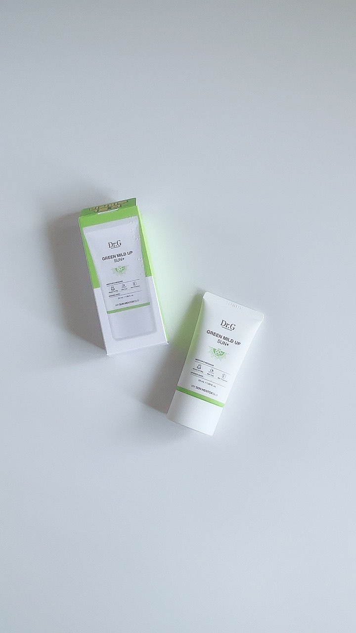 グリーンマイルドアップサンプラス/Dr.G/日焼け止めクリームを使ったクチコミ（1枚目）