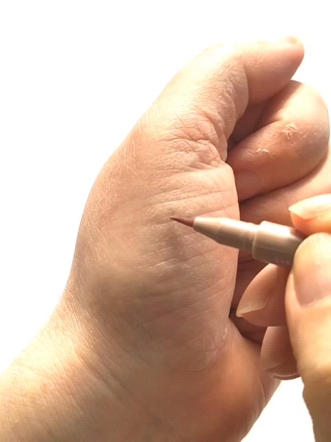 描くふたえアイライナー/CEZANNE/リキッドアイライナーを使ったクチコミ（2枚目）