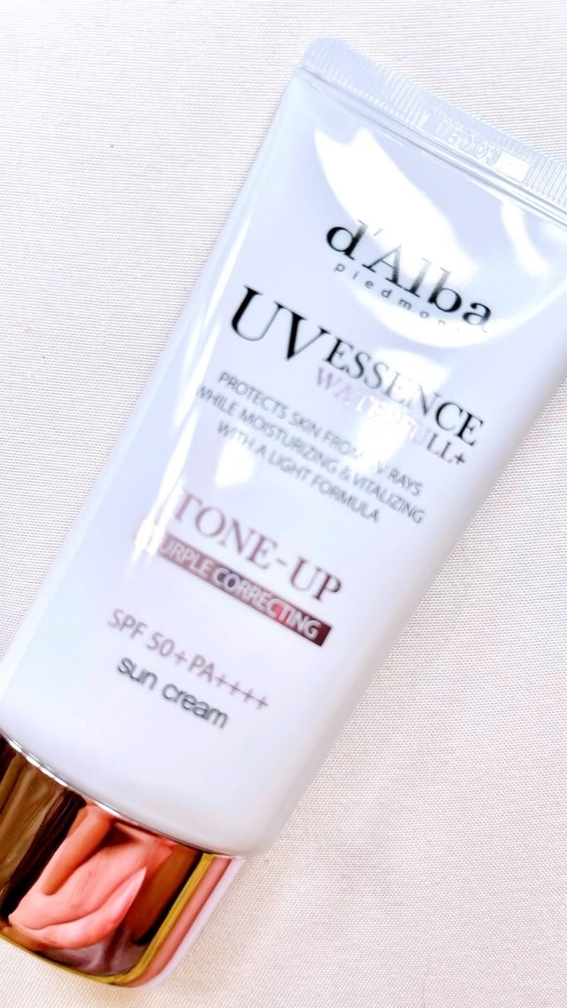 ウォータフルトーンアップサンクリーム/ダルバ/日焼け止めクリームを使ったクチコミ（1枚目）