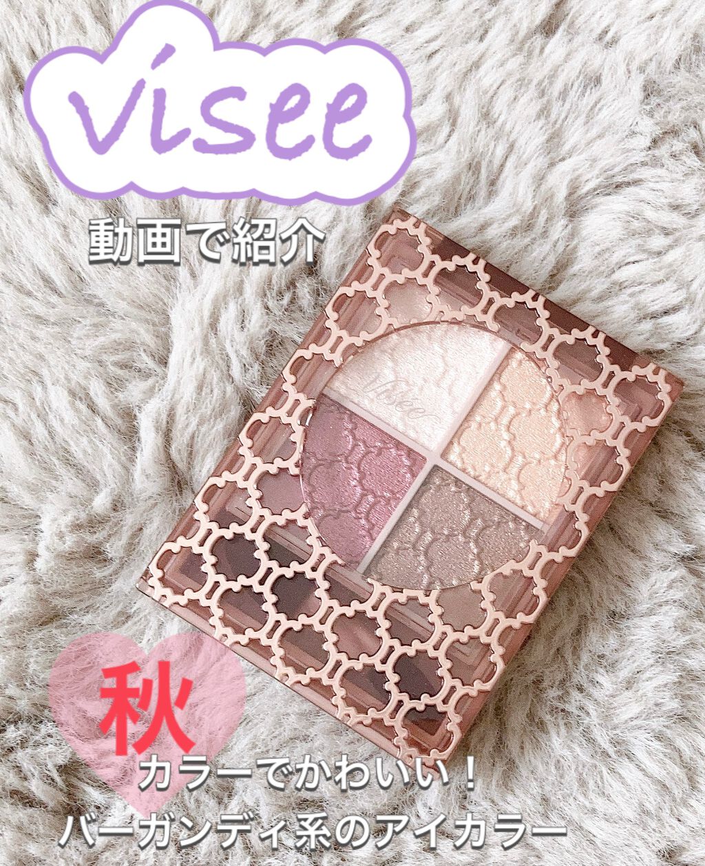 グロッシーリッチ アイズ N/Visée/アイシャドウパレットの動画クチコミ1つ目