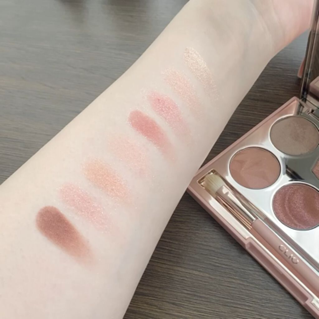 プリズム エアー アイ パレット/CLIO/アイシャドウパレットを使ったクチコミ（3枚目）