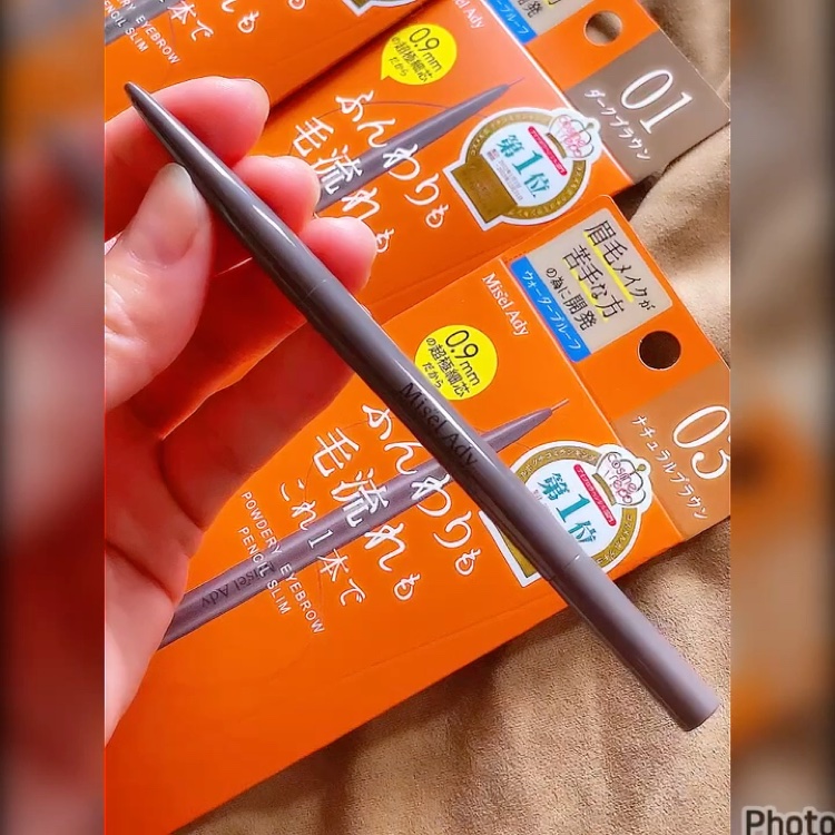 パウダリーアイブロウペンシル スリム/ミゼルエディ/アイブロウペンシルを使ったクチコミ（3枚目）