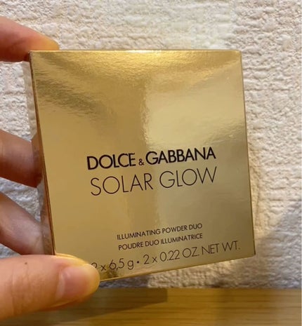 ソーラーグロウ イルミネーティングパウダー デュオ/DOLCE&GABBANA BEAUTY/ハイライトを使ったクチコミ(3枚目)