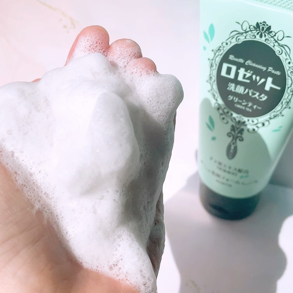 ロゼット洗顔パスタ グリーンティーの香り[洗顔フォーム]/ロゼット/洗顔フォームの動画クチコミ1つ目
