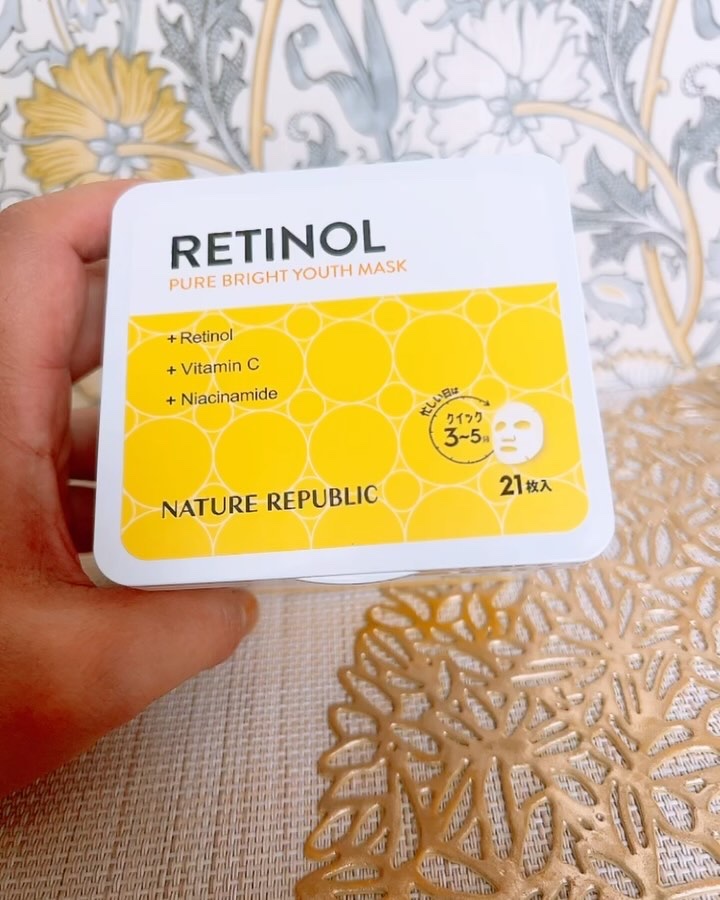 キューブマスク レチノール/ネイチャーリパブリック/シートマスク・パックを使ったクチコミ（2枚目）