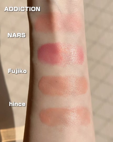 チークポリッシュ L/ADDICTION/リキッドチークを使ったクチコミ(8枚目)