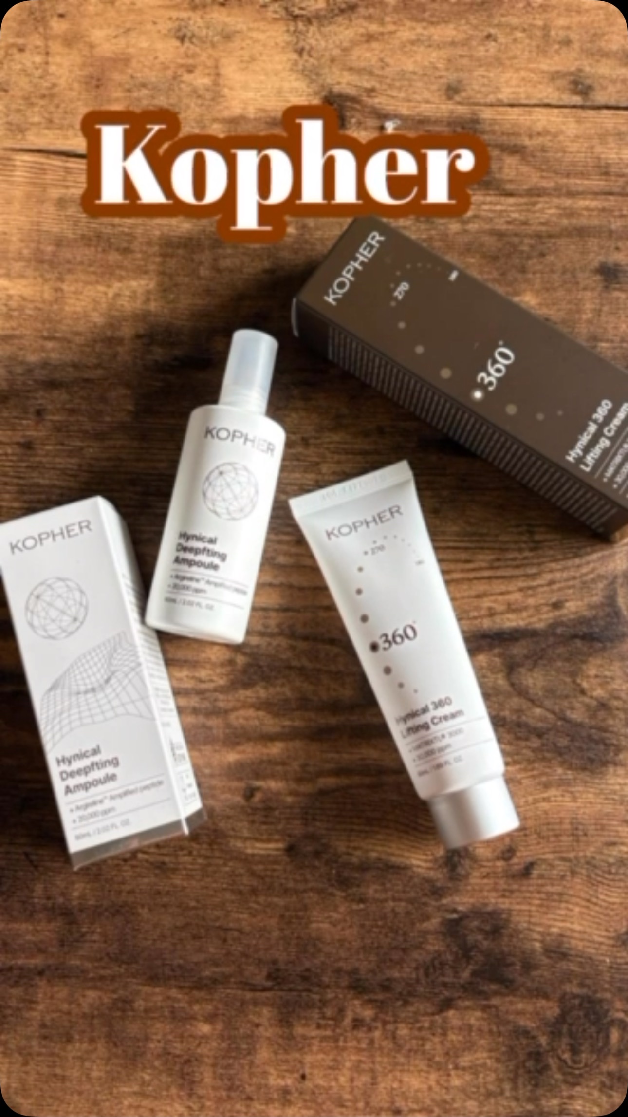 ハイニカル360リフティングクリーム/KOPHER/フェイスクリームの動画クチコミ5つ目