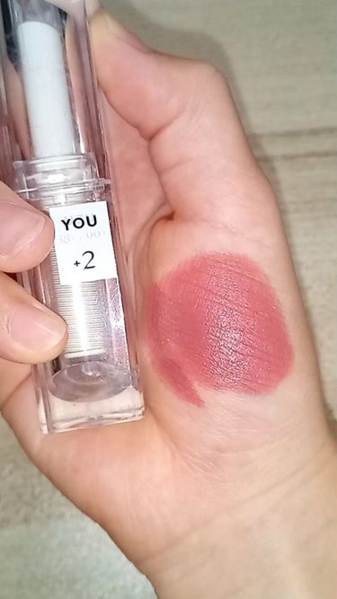 38℃/99℉ LIPSTICK  ＜YOU＞ +2　SMOKY-RED/UZU BY FLOWFUSHI/口紅を使ったクチコミ（1枚目）