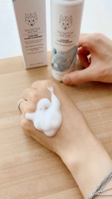 クーリング フォーム クレンザー/SNOW FOX SKINCARE/洗顔フォームを使ったクチコミ(3枚目)