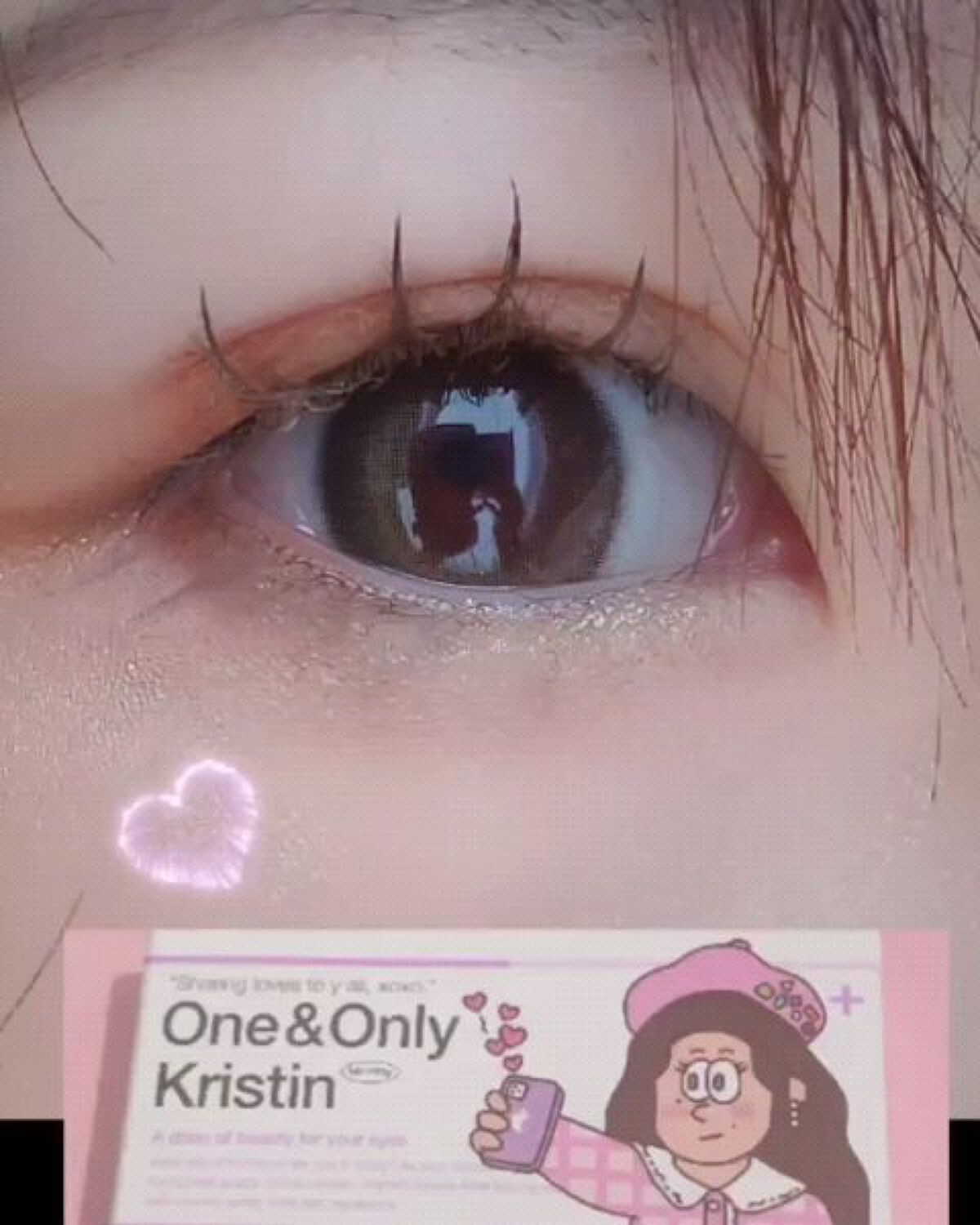 One & Only Kristin/Hapa kristin/カラーコンタクトレンズを使ったクチコミ（3枚目）