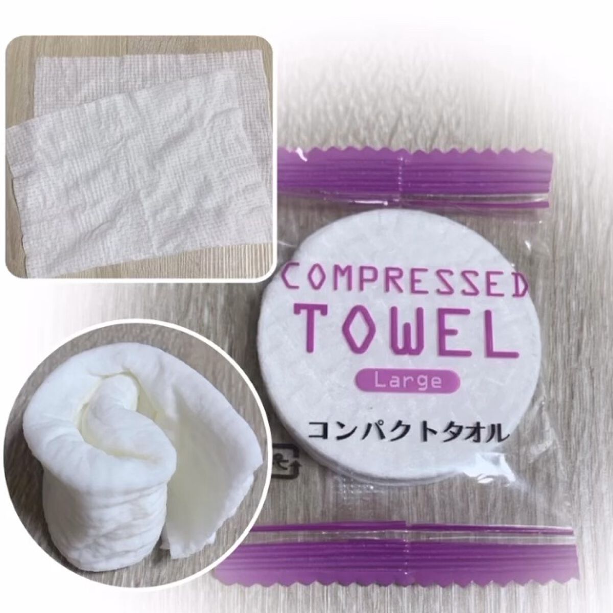 コンパクトタオル/DAISO/クレンジングタオルの動画クチコミ1つ目