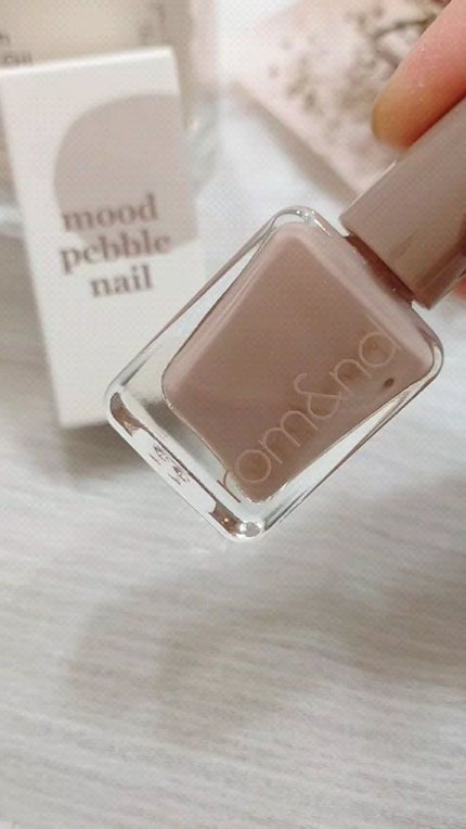 ムードペブルネイル/rom&nd/マニキュアを使ったクチコミ(1枚目)
