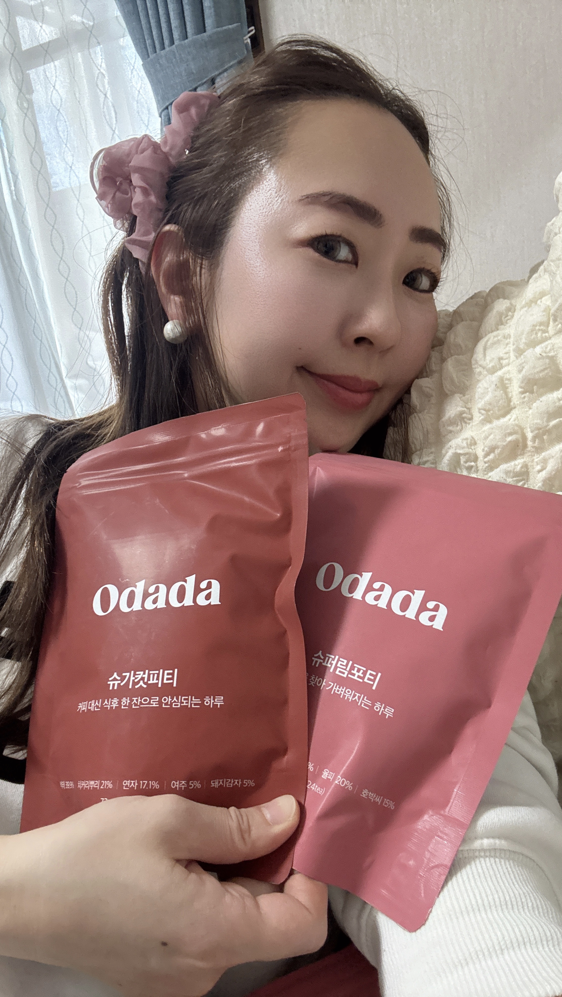 渡韓したら、みんなオリーブヤングに買いに行くって噂のお茶を飲んでみたよ♡

２つともティーパック式で飲みたい時にサッと飲めて便利✨

しかもお湯も水出しもOKなの♡

ホットティー▶︎約1分以上待つ
アイスティー▶︎約5分以上待つ

糖質ゼ