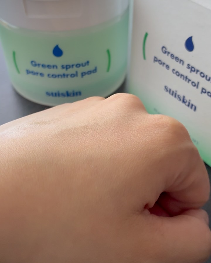 若芽ポアコントロール部分パック/suiskin/トナーパッドの動画クチコミ3つ目