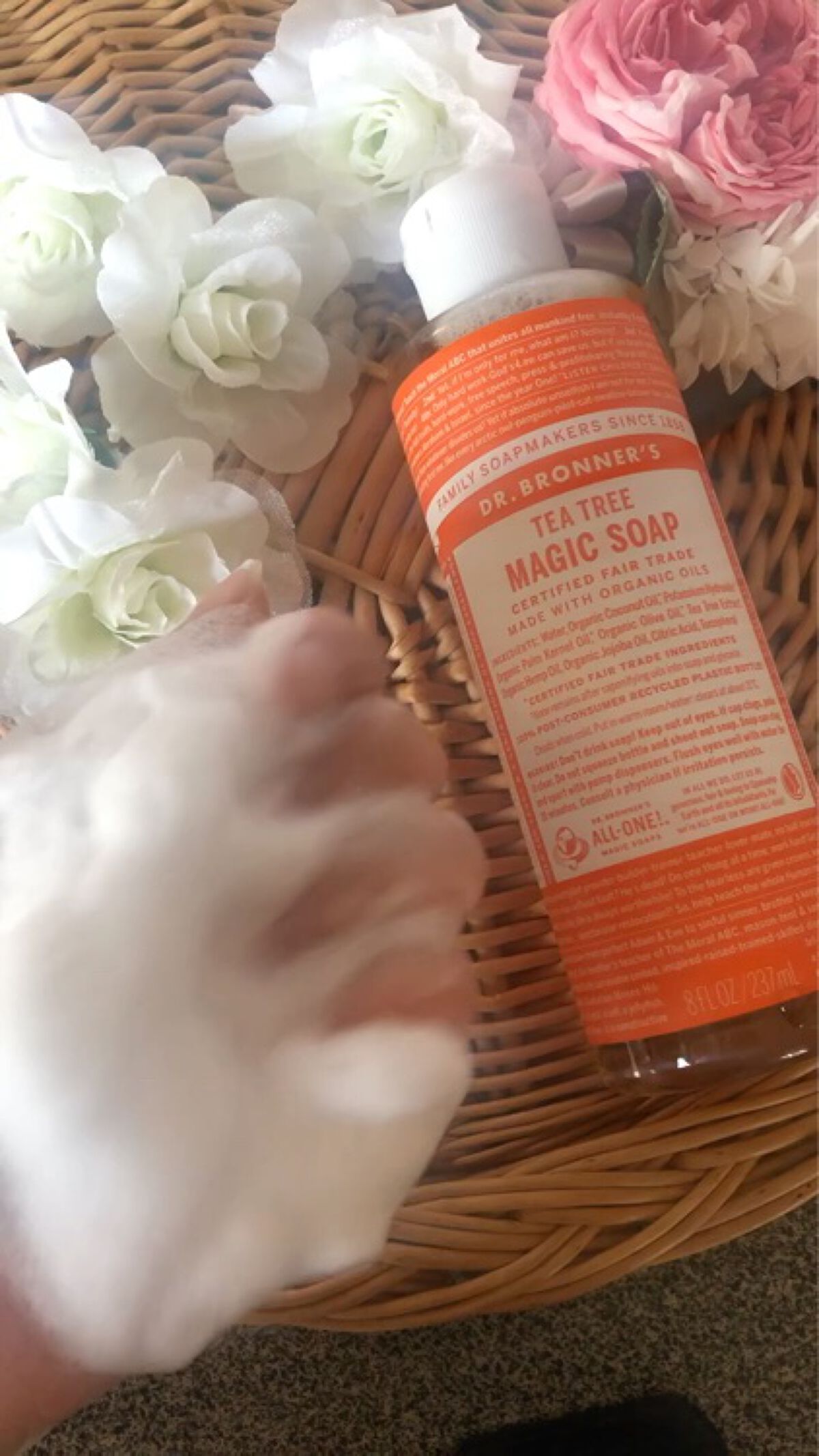 マジックソープ ティートゥリー/ドクターブロナー/ボディソープを使ったクチコミ（3枚目）