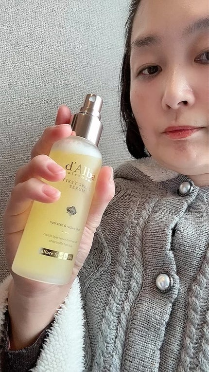 ダルバ ホワイトトリュフファーストスプレーセラム/ダルバ/ミスト状化粧水を使ったクチコミ(2枚目)