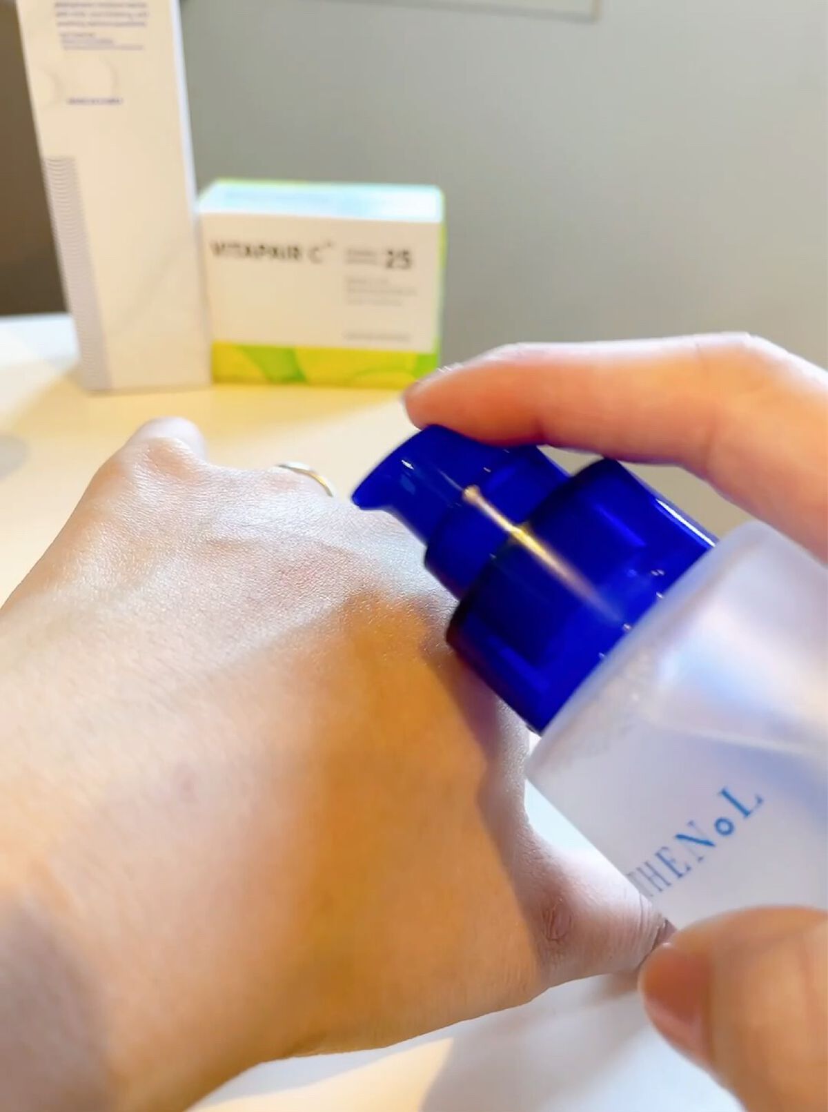 ビタペアC ビタミンC25アンプル/ネイチャーリパブリック/美容液を使ったクチコミ（3枚目）