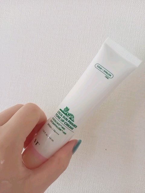 CICA サンプライマー トーンアップクリーム/VT/日焼け止めクリームの動画クチコミ4つ目
