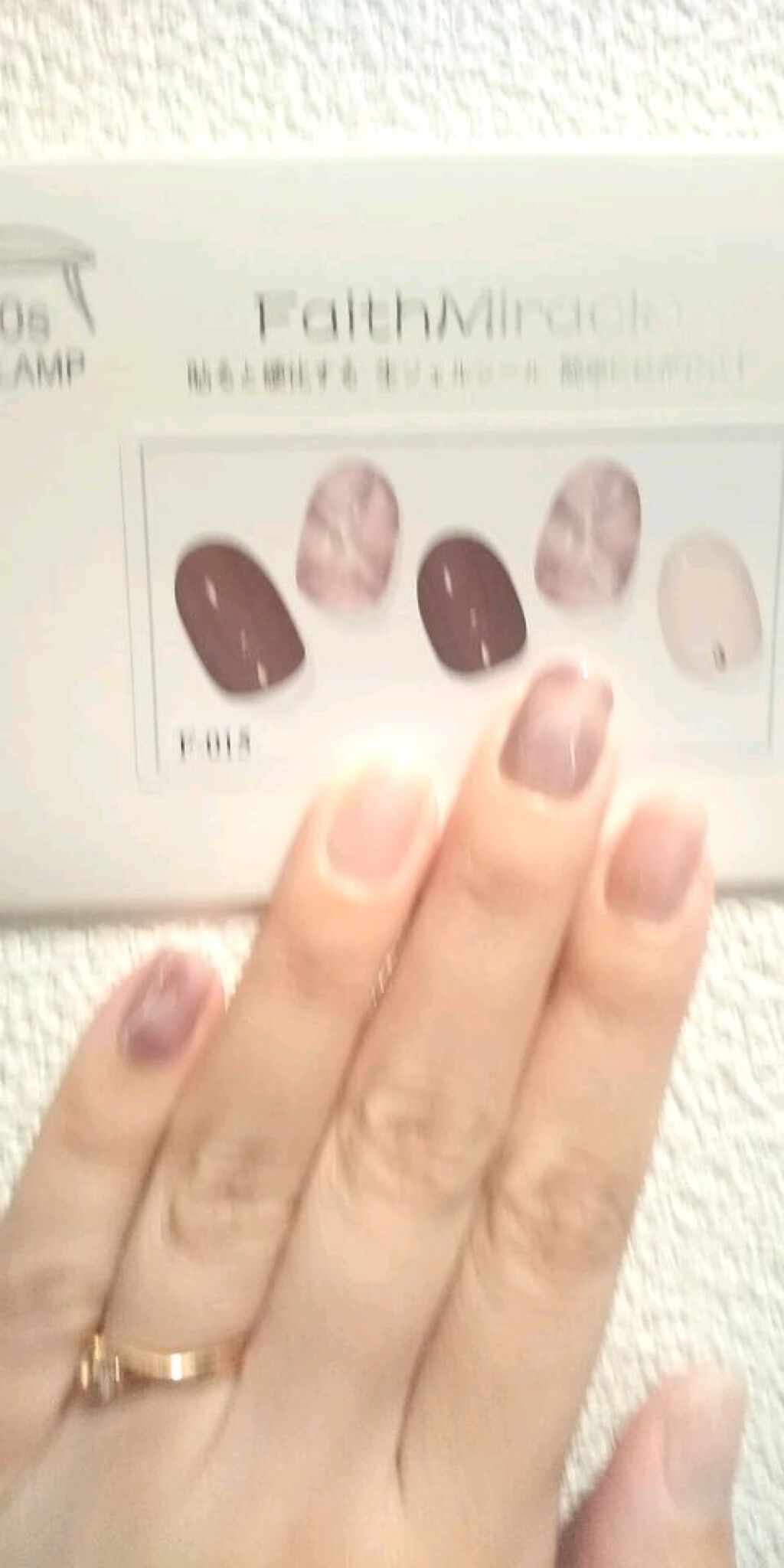 リアルジェルネイルステッカー ジェルネイルシール /faithmiracle/ネイルシールの動画クチコミ1つ目