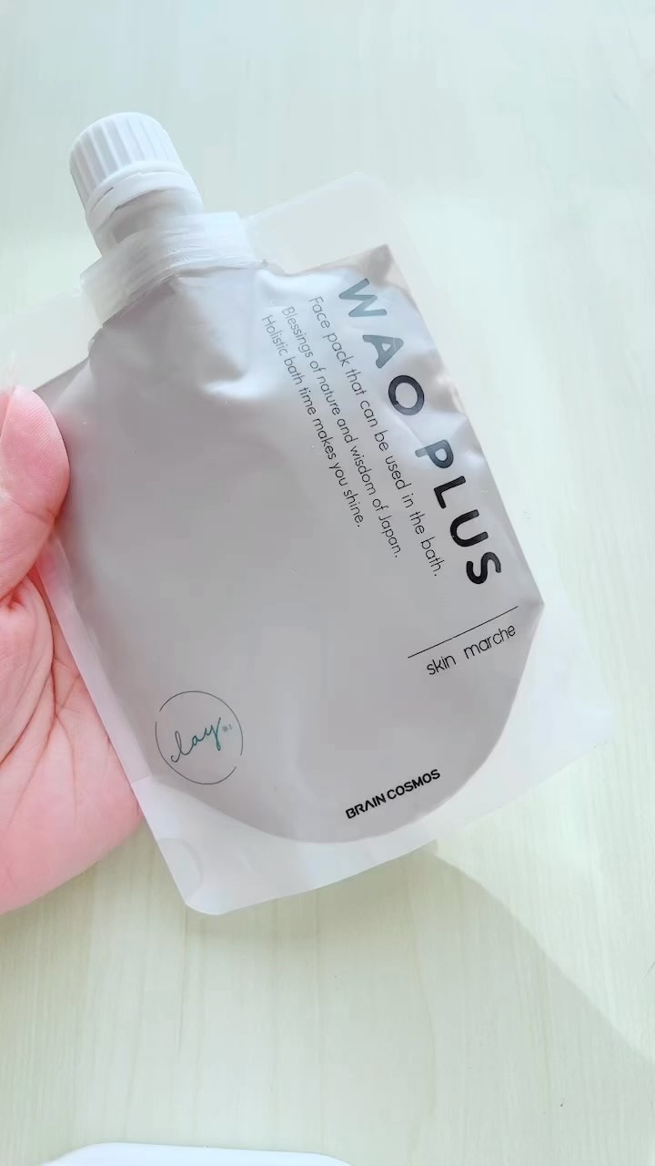 skinmarche WAOPLUS プロフェッショナルクレイパック/ブレーンコスモス/洗い流すパック・マスクの動画クチコミ2つ目
