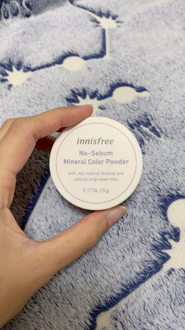 ノーセバム　ミネラルカラーパウダー　/innisfree/ルースパウダーを使ったクチコミ（1枚目）