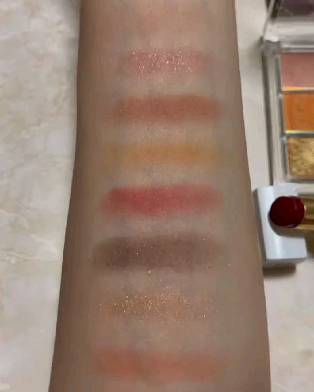 クォーツ 9色アイシャドウパレット(ドリームランドアイシャドウ)/ZEESEA/アイシャドウパレットを使ったクチコミ（3枚目）