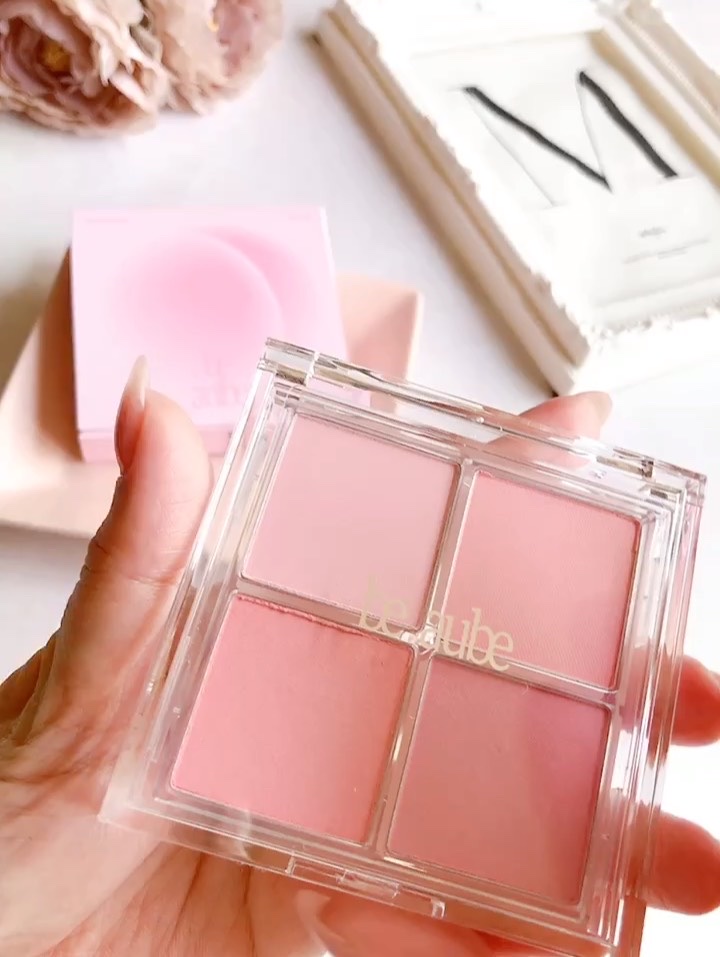 ミックスマッチチークパレット/be aube/パウダーチークを使ったクチコミ（2枚目）