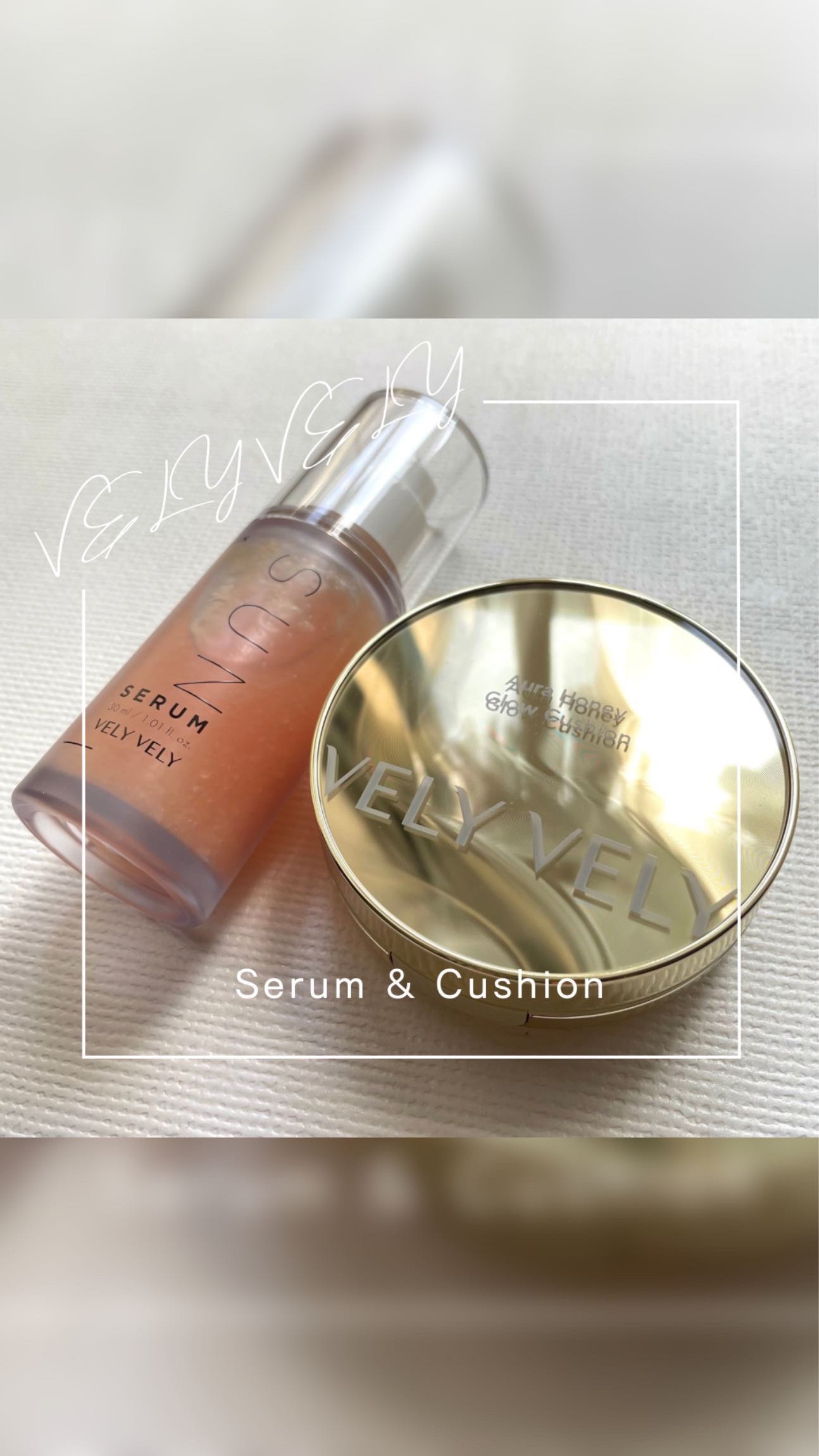 はちみつツヤ肌クッションファンデ/VELY VELY/クッションファンデーションを使ったクチコミ（1枚目）