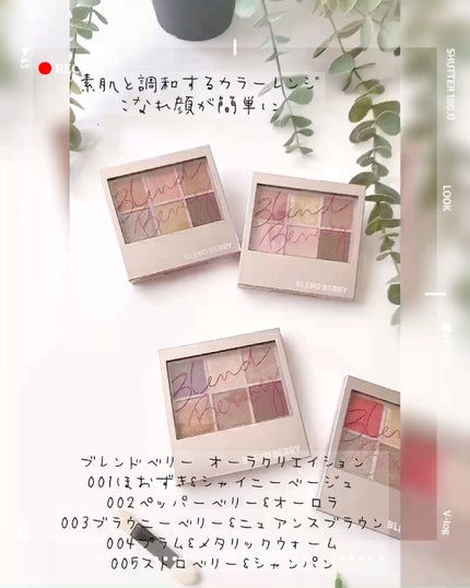 オーラクリエイション/BLEND BERRY/アイシャドウパレットの人気ショート動画