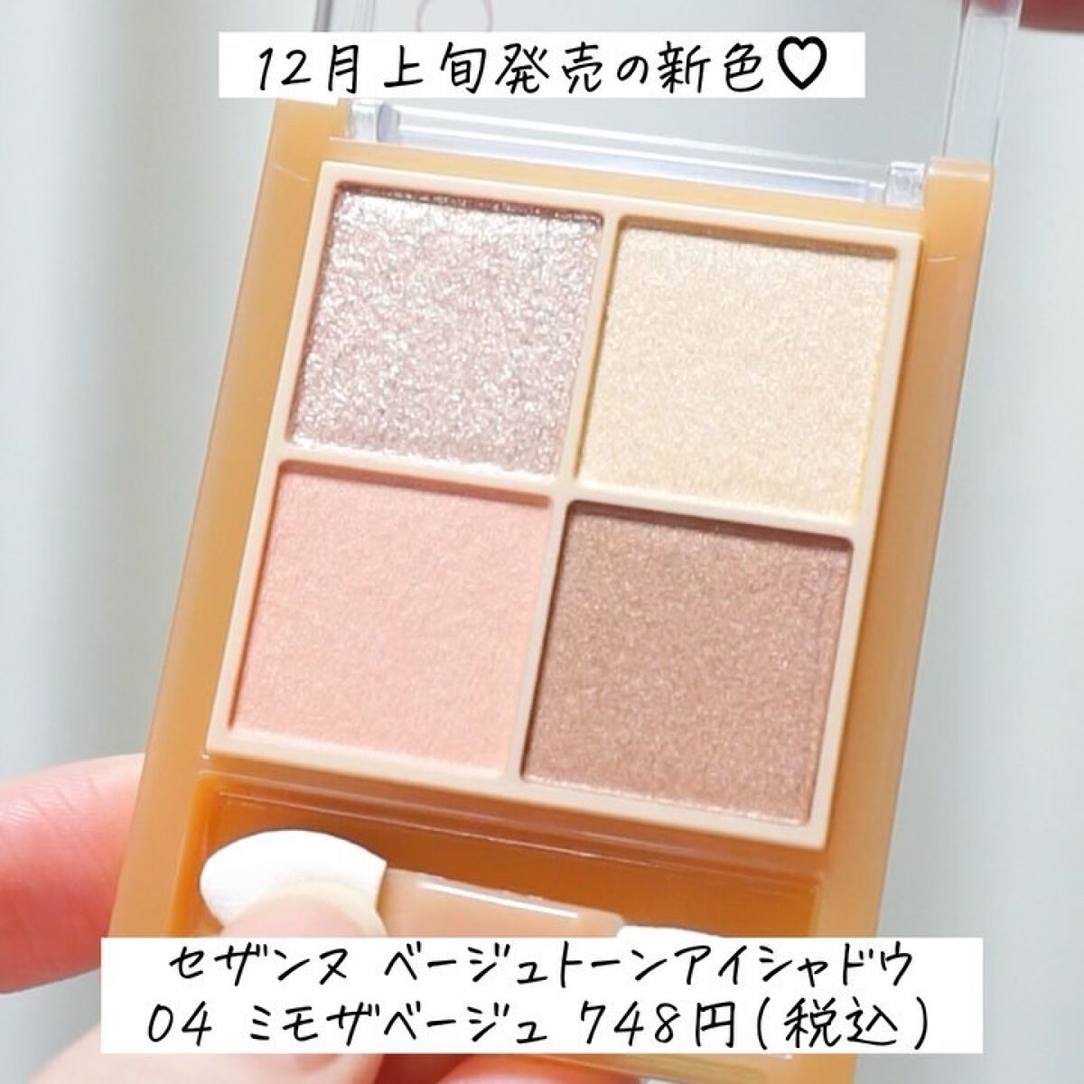 ベージュトーンアイシャドウ/CEZANNE/アイシャドウパレットを使ったクチコミ（2枚目）