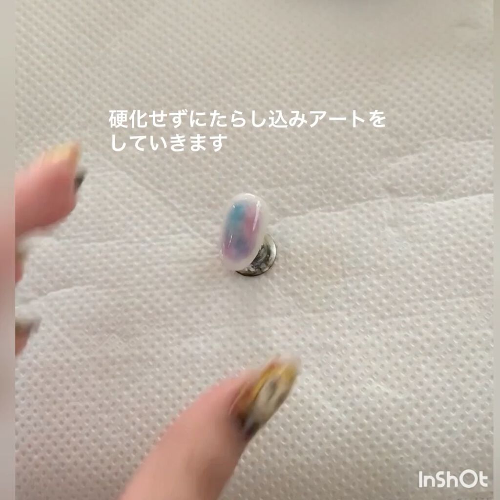 ラブリーカラージェル/グレースジェル/ジェルネイルを使ったクチコミ（3枚目）