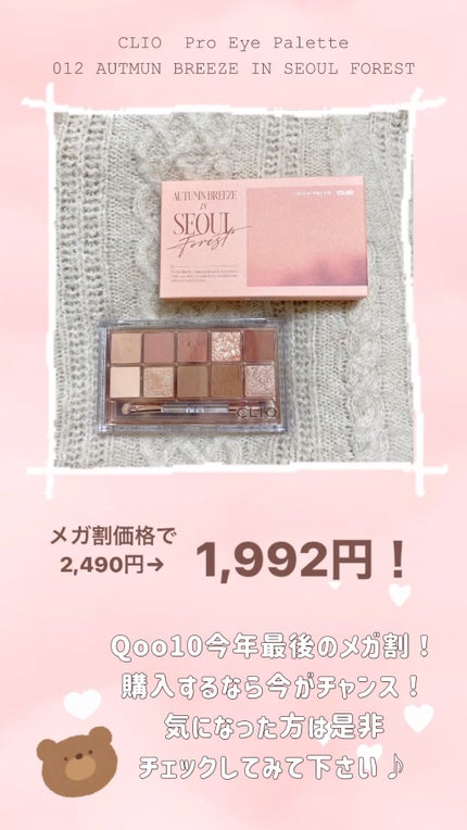 プロ アイ パレット/CLIO/アイシャドウパレットを使ったクチコミ(1枚目)