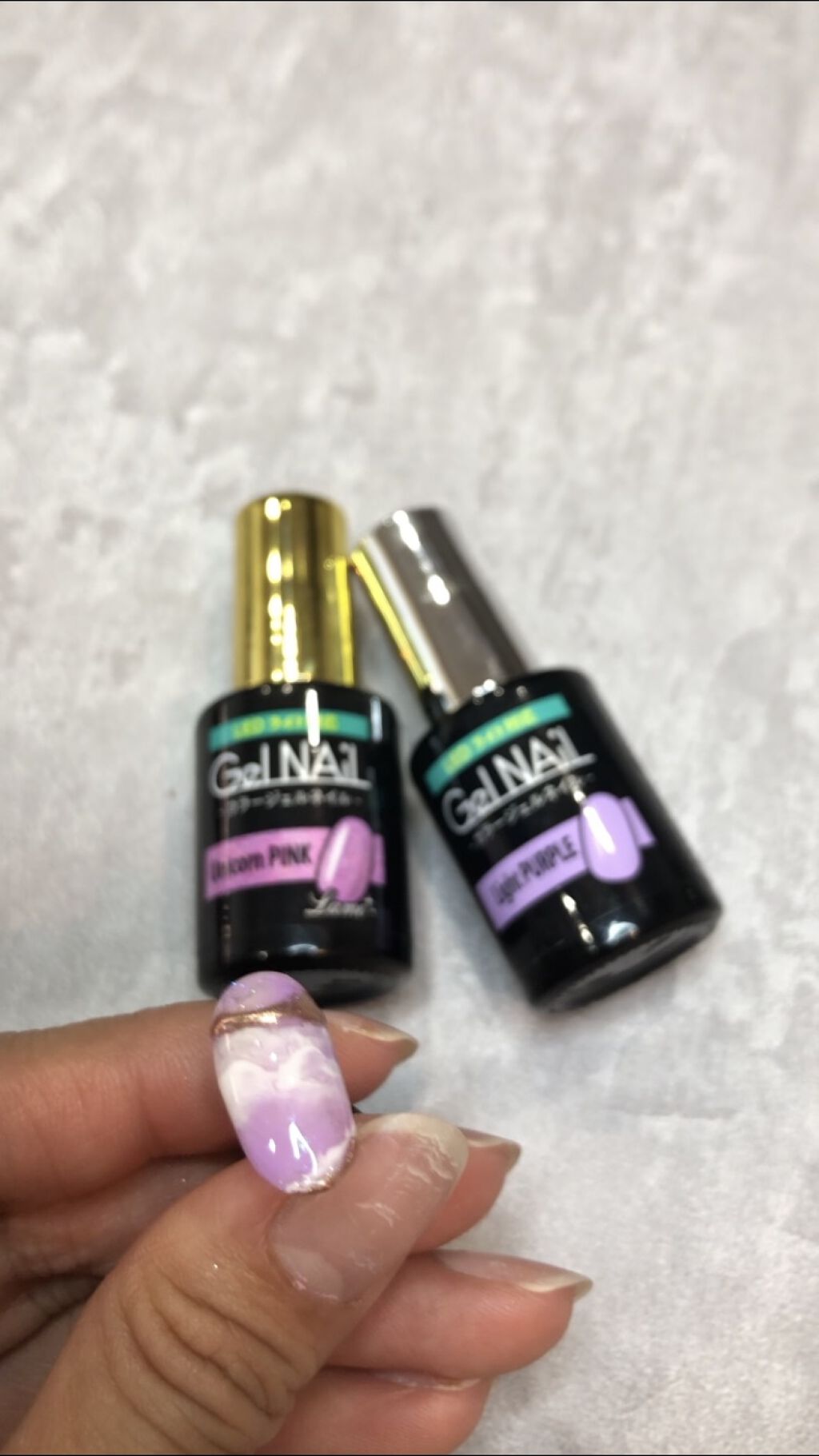 ジェルネイル（ライト対応）/セリア/ジェルネイルを使ったクチコミ（1枚目）