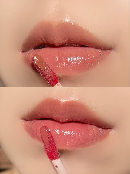 アンドバイロムアンド グラッシーボムティント/&nd by rom&nd/リップティントの人気ショート動画