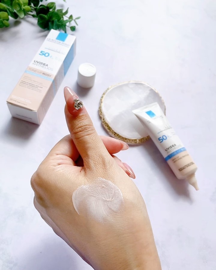 UVイデア XL プロテクショントーンアップ ローズ/ラ ロッシュ ポゼ/日焼け止めクリームを使ったクチコミ（3枚目）