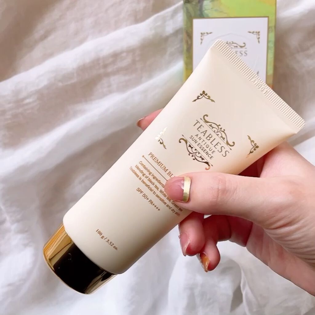 アンティークサンスクリーンエッセンス/TEABLESS/日焼け止めローションを使ったクチコミ（3枚目）