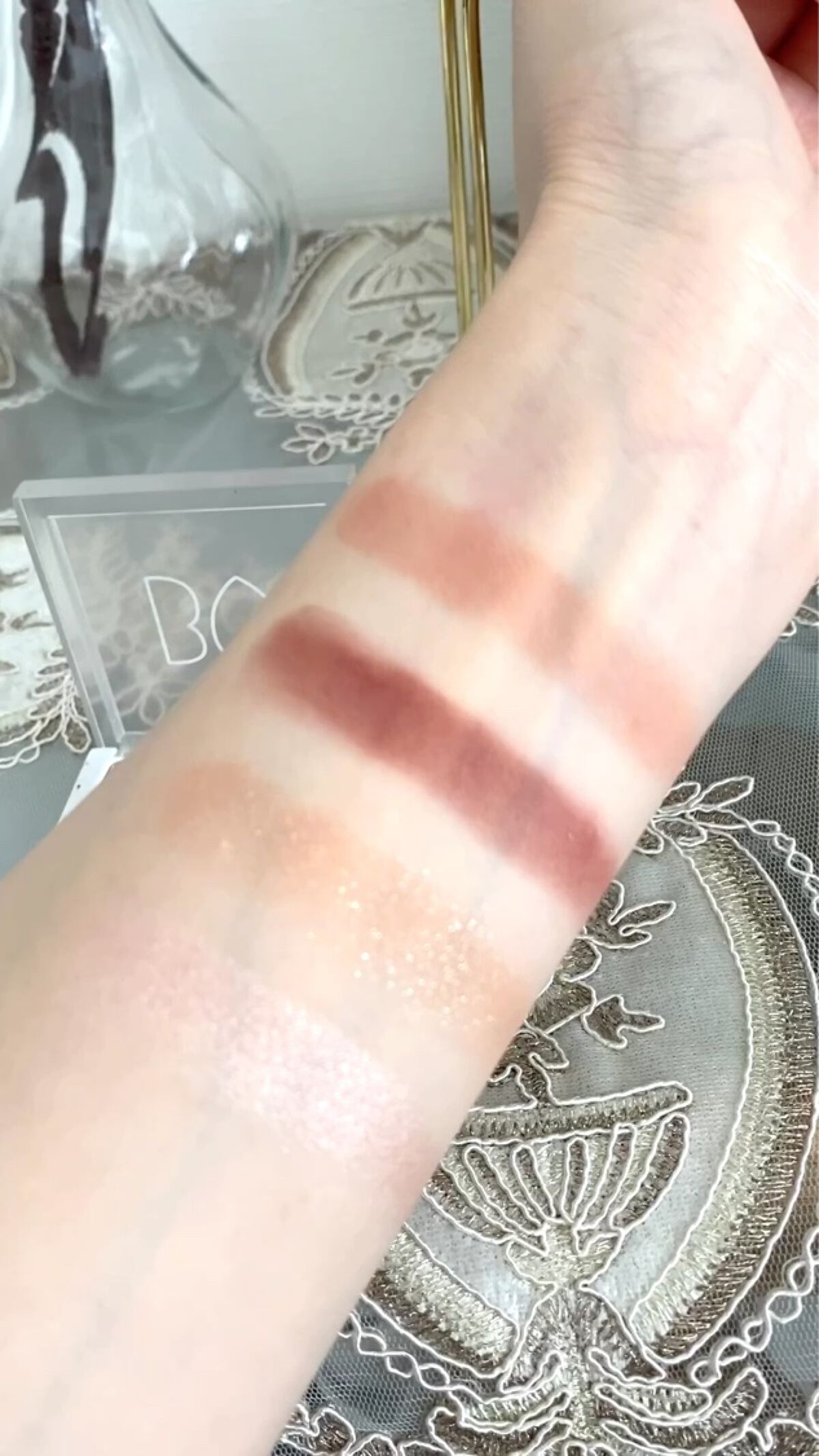 THE アイパレR/b idol/アイシャドウパレットを使ったクチコミ（3枚目）