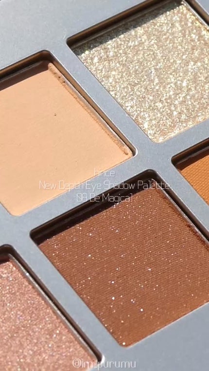 ニューデップスアイシャドウパレット/hince/アイシャドウパレットの人気ショート動画