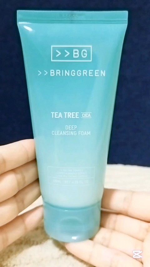 ティーツリーＣクレンジングフォーム/BRING GREEN/洗顔フォームの動画クチコミ2つ目