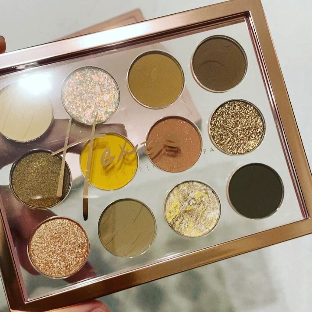 Hexze 12色 アイシャドウパレット プロアイ パレット アイプランナーパレット メイクパレット 高発色/HEXZE（ヘックスゼ）/アイシャドウパレットを使ったクチコミ（3枚目）