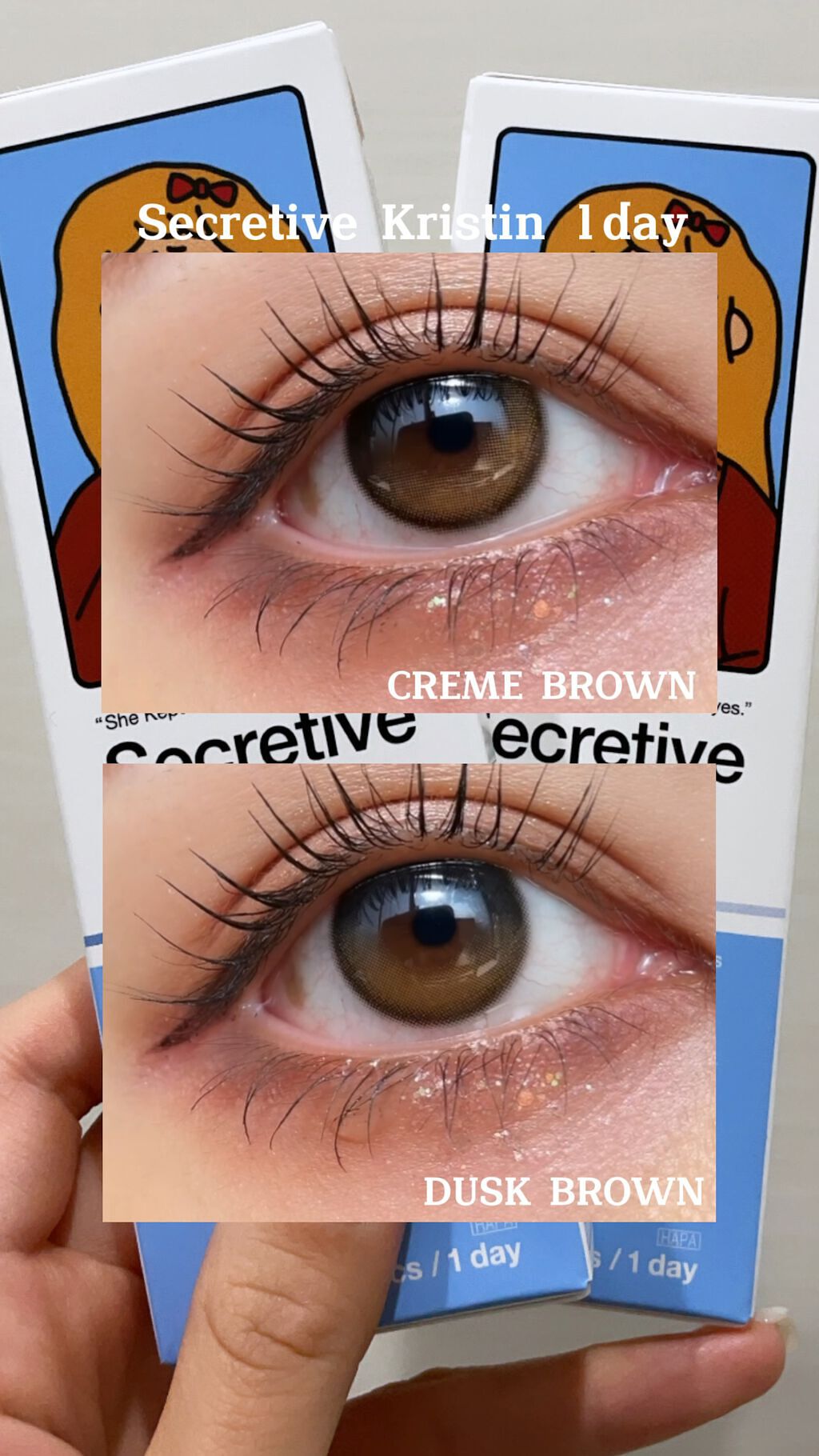Secretive Kristen/Hapa kristin/カラーコンタクトレンズの人気ショート動画