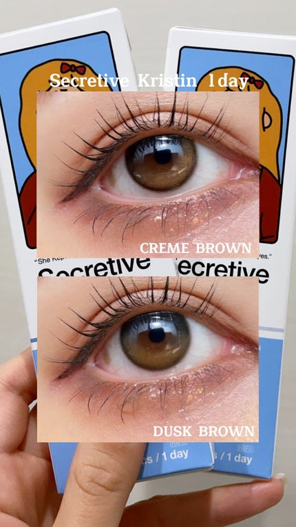 Secretive Kristen/Hapa kristin/カラーコンタクトレンズを使ったクチコミ(1枚目)