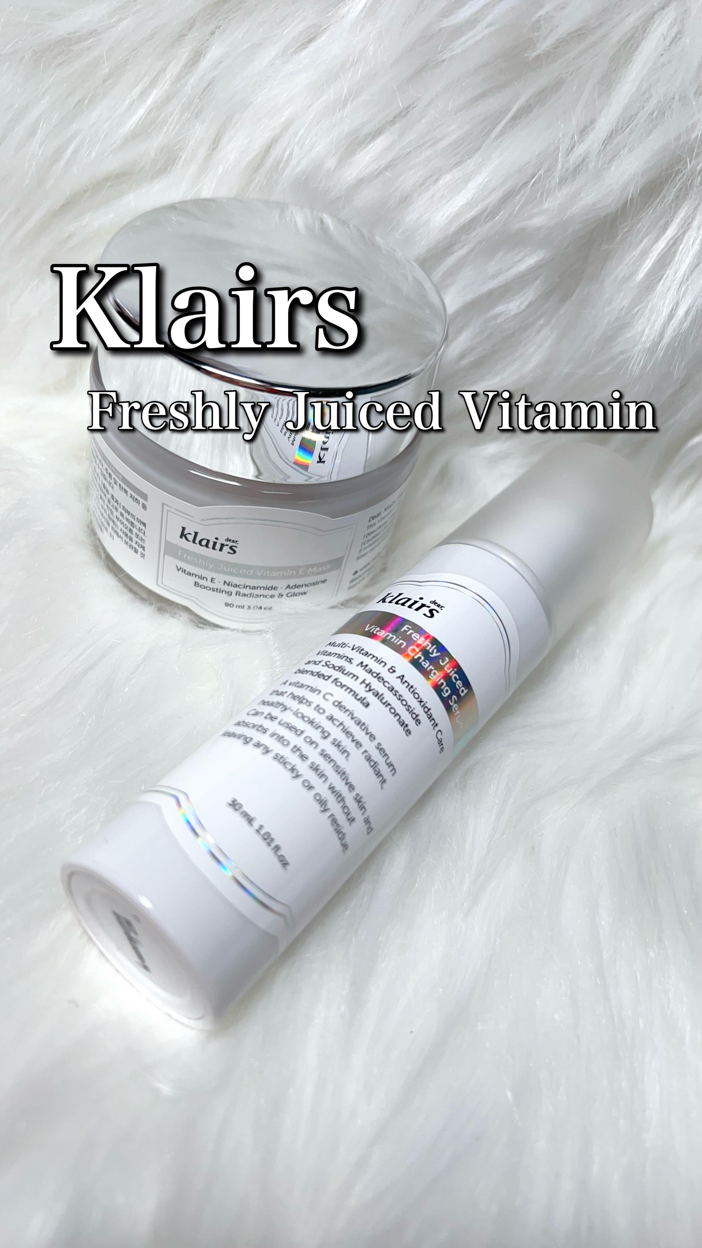 フレッシュリージュースドビタミンチャージングセラム(30ml)/Klairs/美容液の人気ショート動画