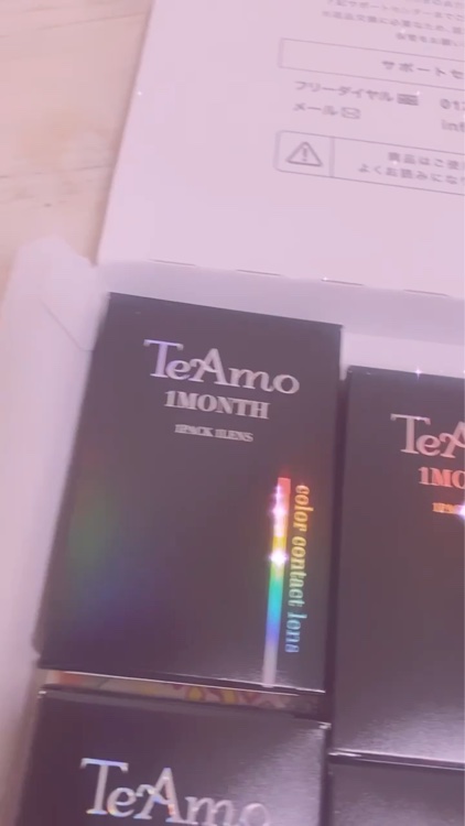 TeAmo 1month/TeAmo/１ヶ月（１MONTH）カラコンを使ったクチコミ（2枚目）
