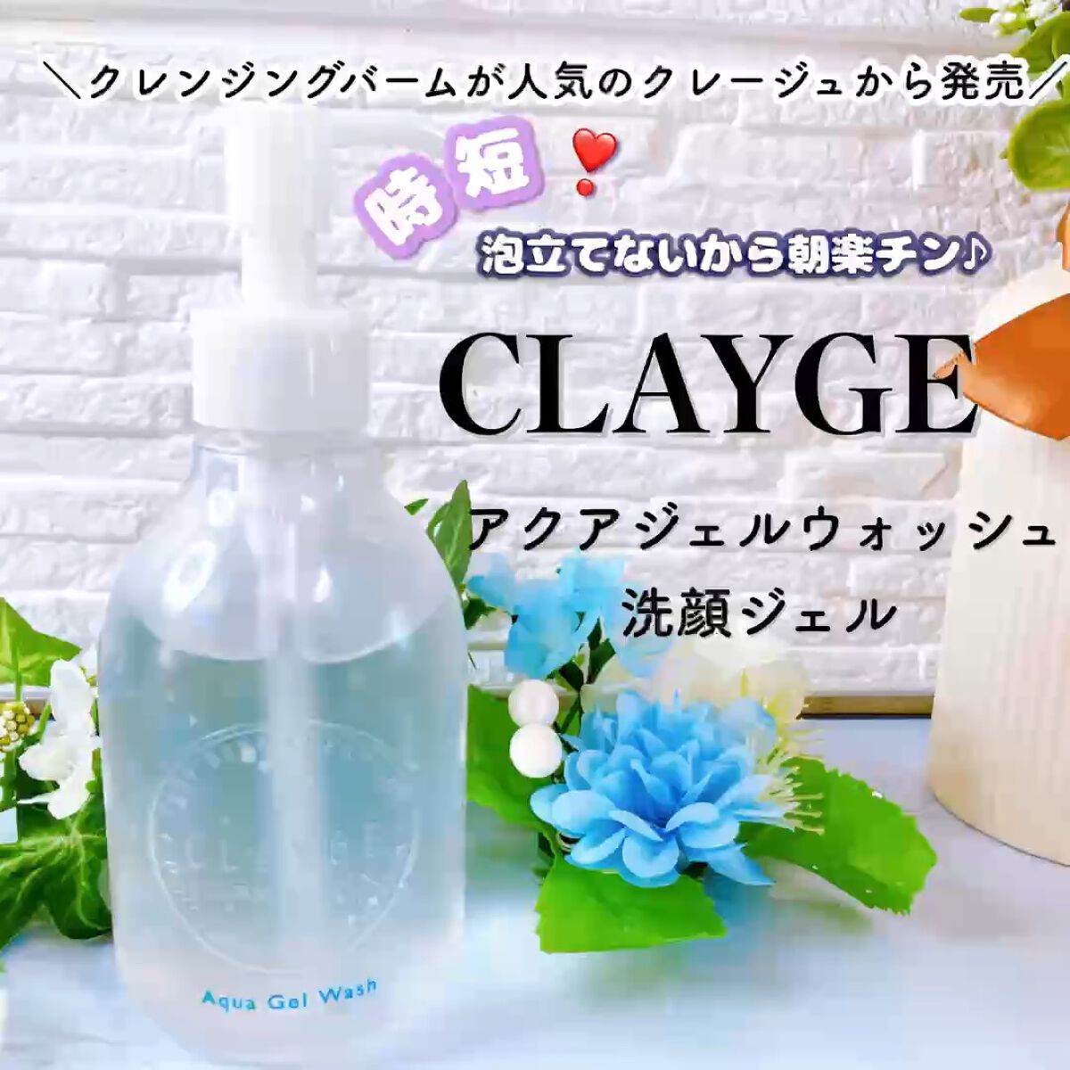 アクアジェルウォッシュ/CLAYGE/その他洗顔料を使ったクチコミ（1枚目）