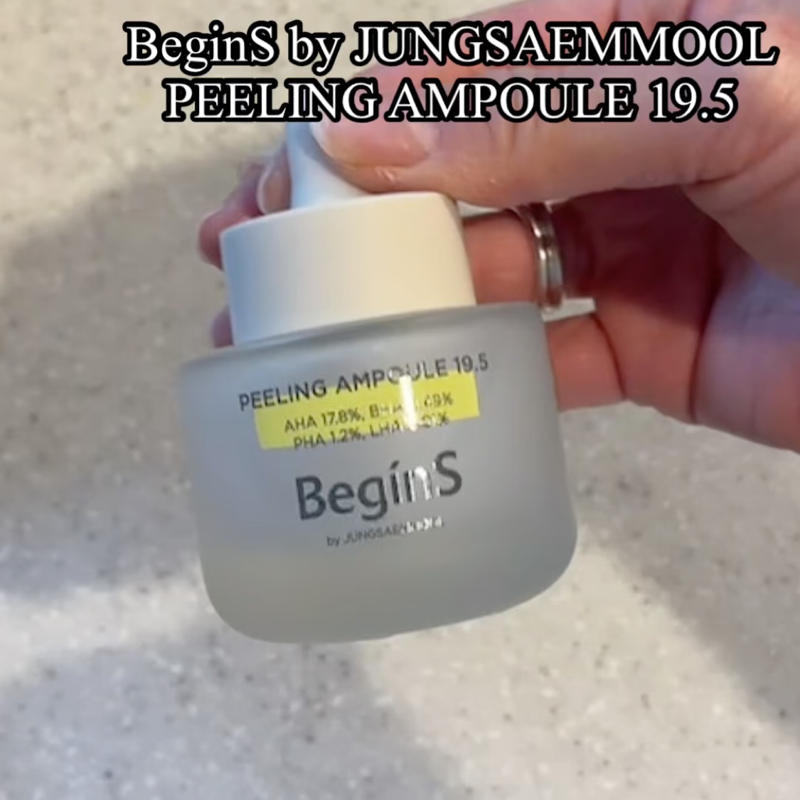 Peeling Ampoule 19.5/BeginS by JUNGSAEMMOOL/ピーリングを使ったクチコミ（3枚目）