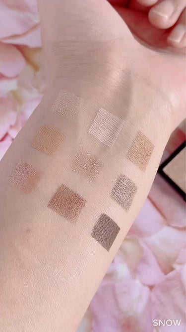 UR GLAM　BLOOMING EYE COLOR PALETTE/U R GLAM/アイシャドウパレットを使ったクチコミ（2枚目）