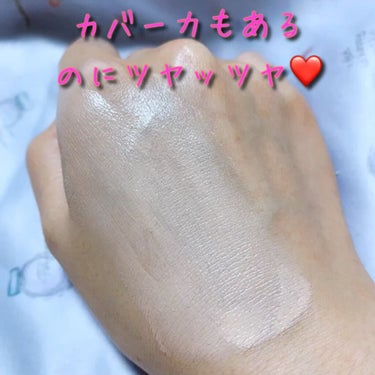 SAYA🍓裸眼アイメイク on LIPS 「ツヤッツヤなのにカバー力も❣️﻿VELYVELYHO水分アンプ..」（3枚目）